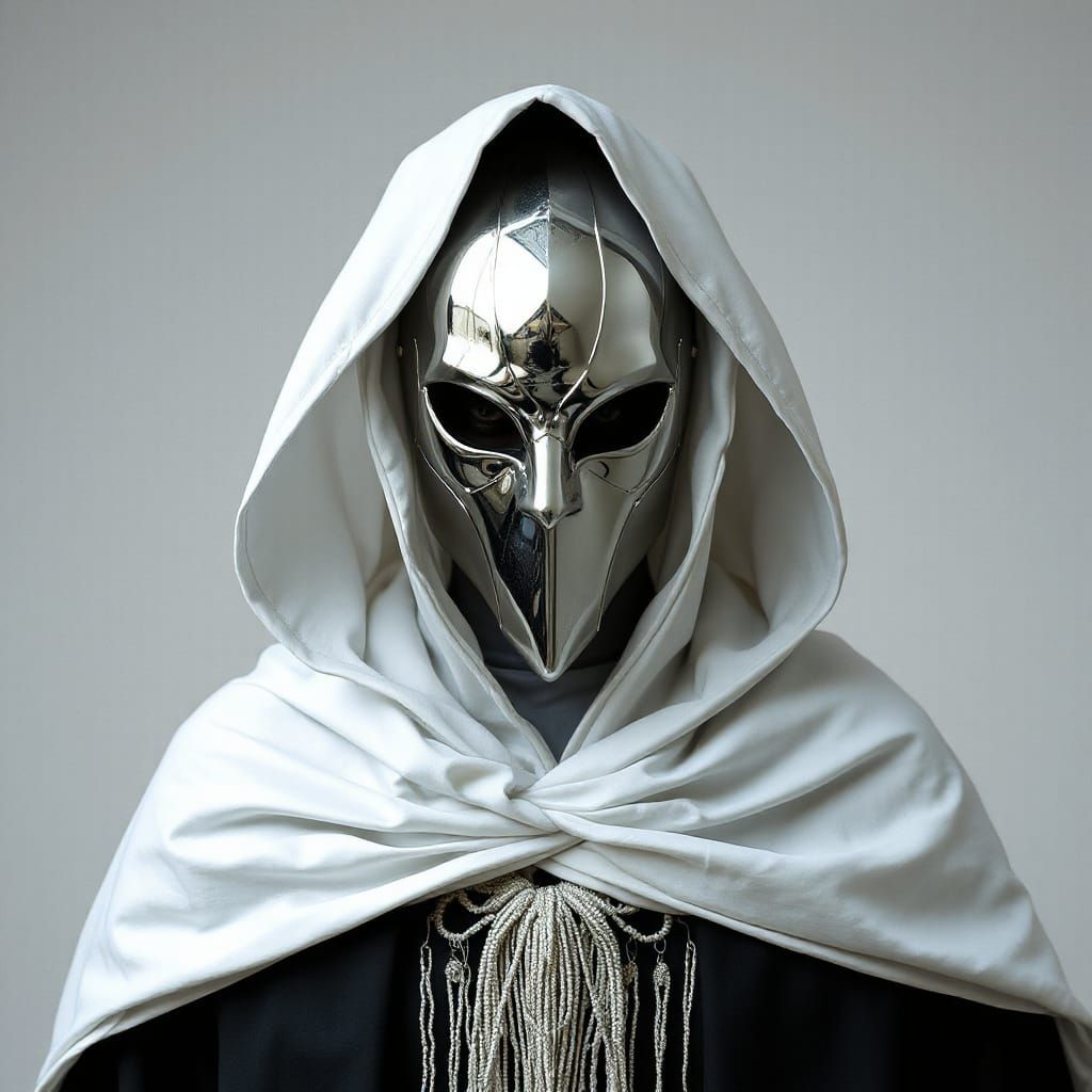 Elarien, the Architect of Silence, in Dark Surrealist Style