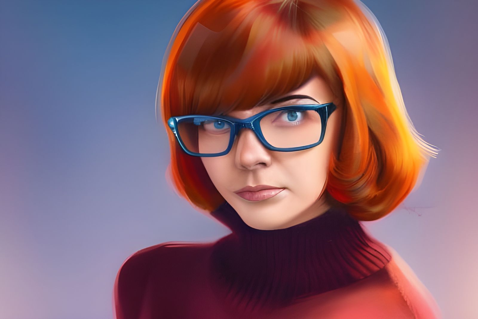 Velma Dinkley in Comic Art Style