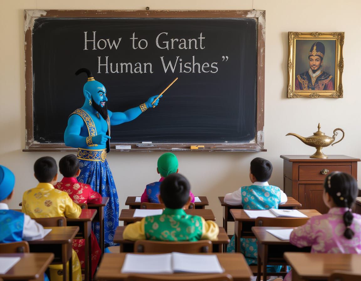 The Jinn School - first lesson: the ABC