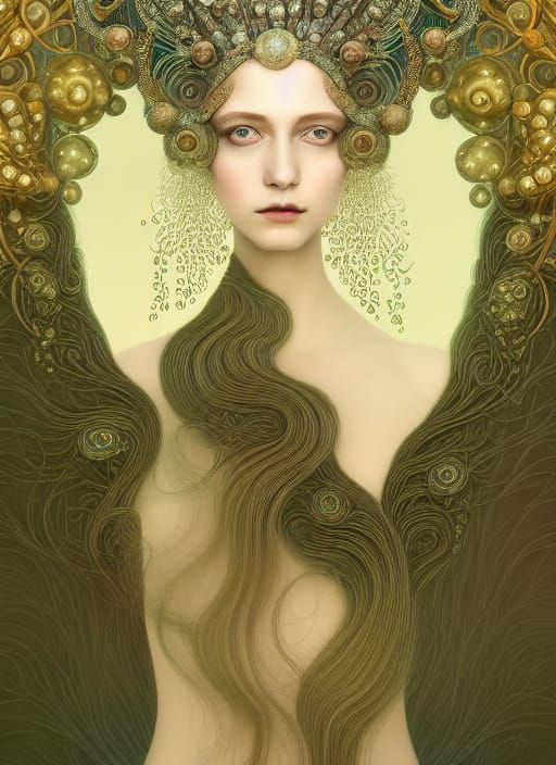 Fractal Queen Portrait: Award-Winning Fine Art Photography