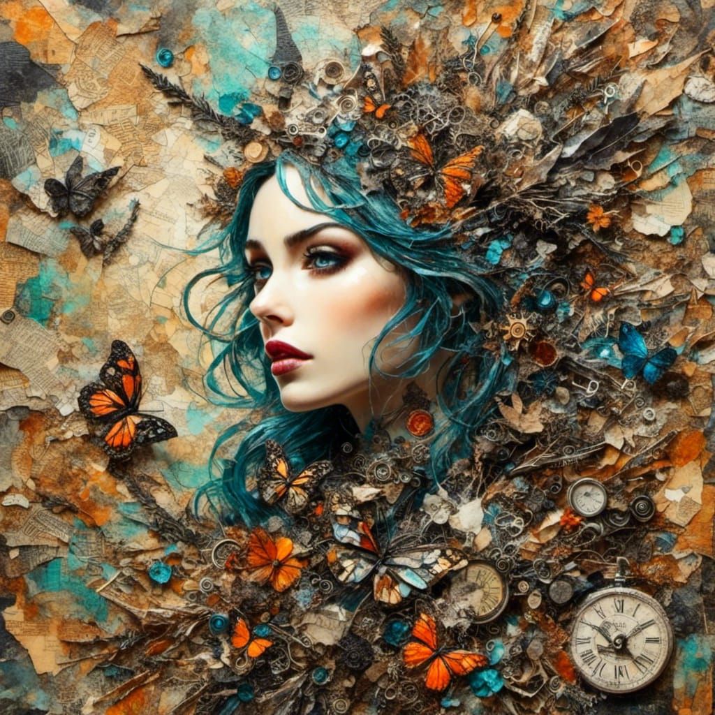 She Believes in Me: A Surreal Text Collage