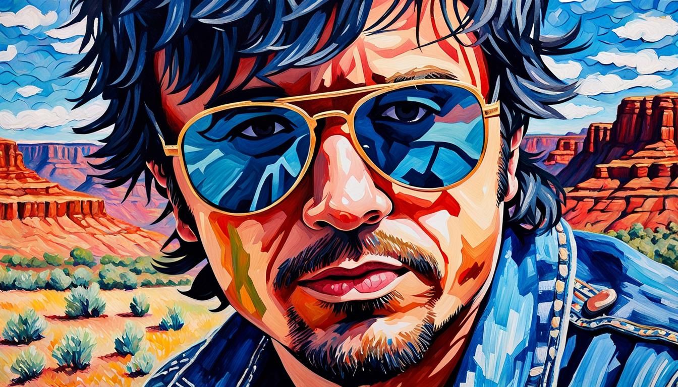 Billie Joe Armstrong Portrait in Pop Art Style