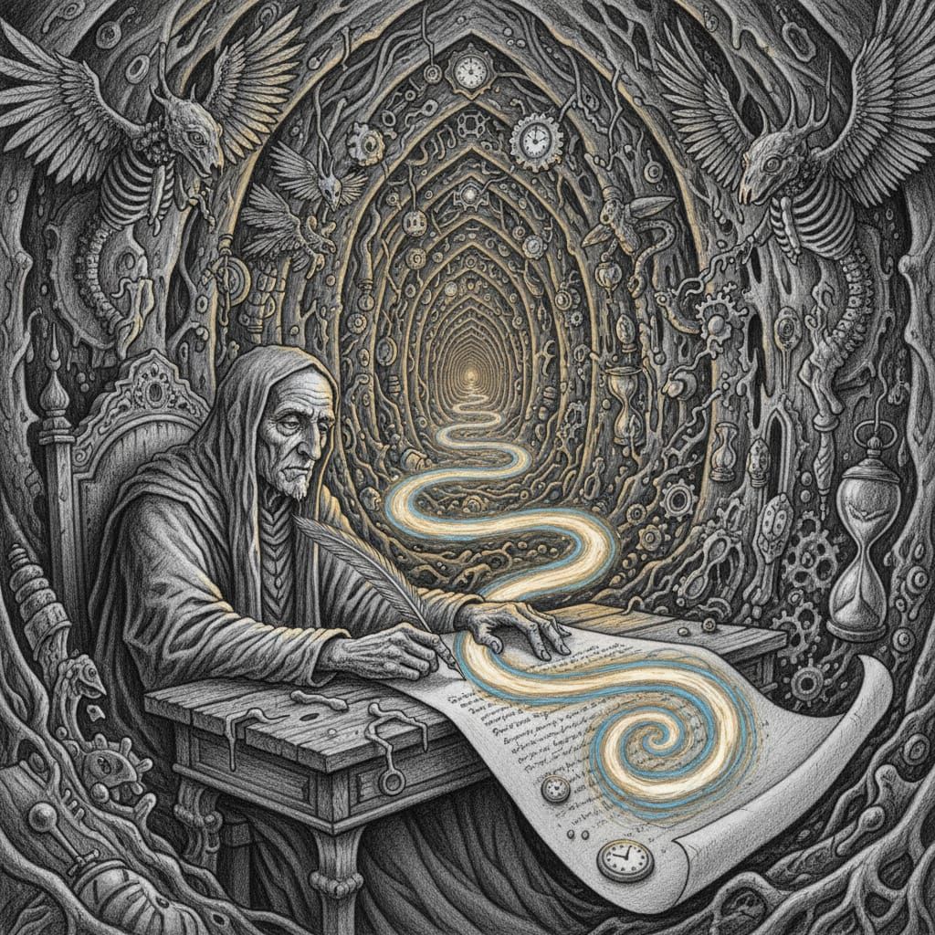 Old Soul Draws Luminous Thread to Oblivion in Surreal House