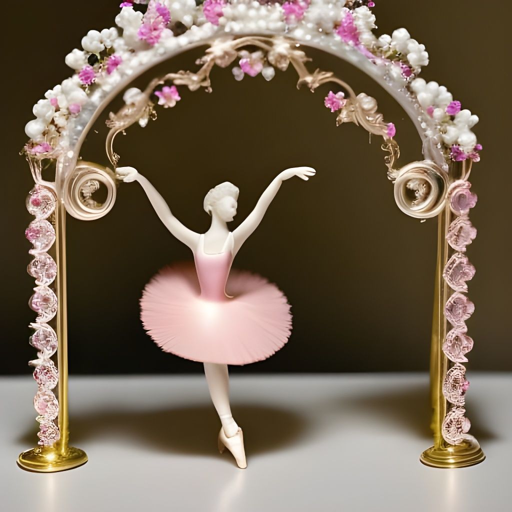Ballerina Twirls in a Music Box