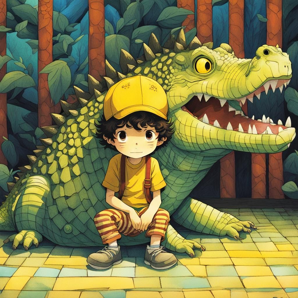 Little boy in the Zoo