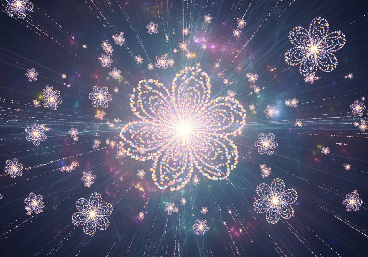 Quantum Dot Ditsyflowers Through the Wrong End of Cameraphon...