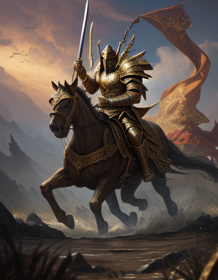 Ancient Warriors Charge into Epic Fantasy Battle