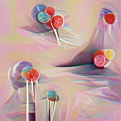 Colorful Lollipops Generated by AI
