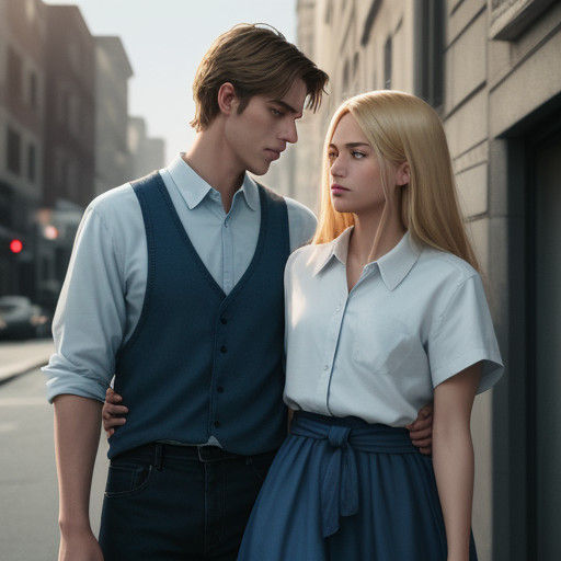 Romantic Cinematic Moment in Soft Focus