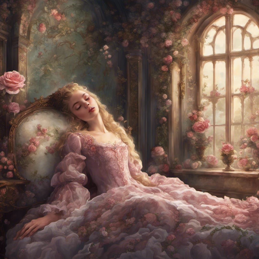 Rococo Tower Room with Sleeping Beauty