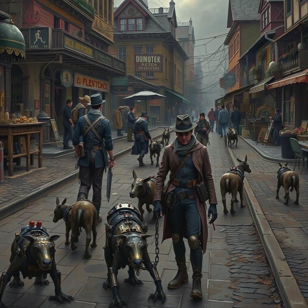 Steampunk Mechanical Animals in Hyperrealistic Detail