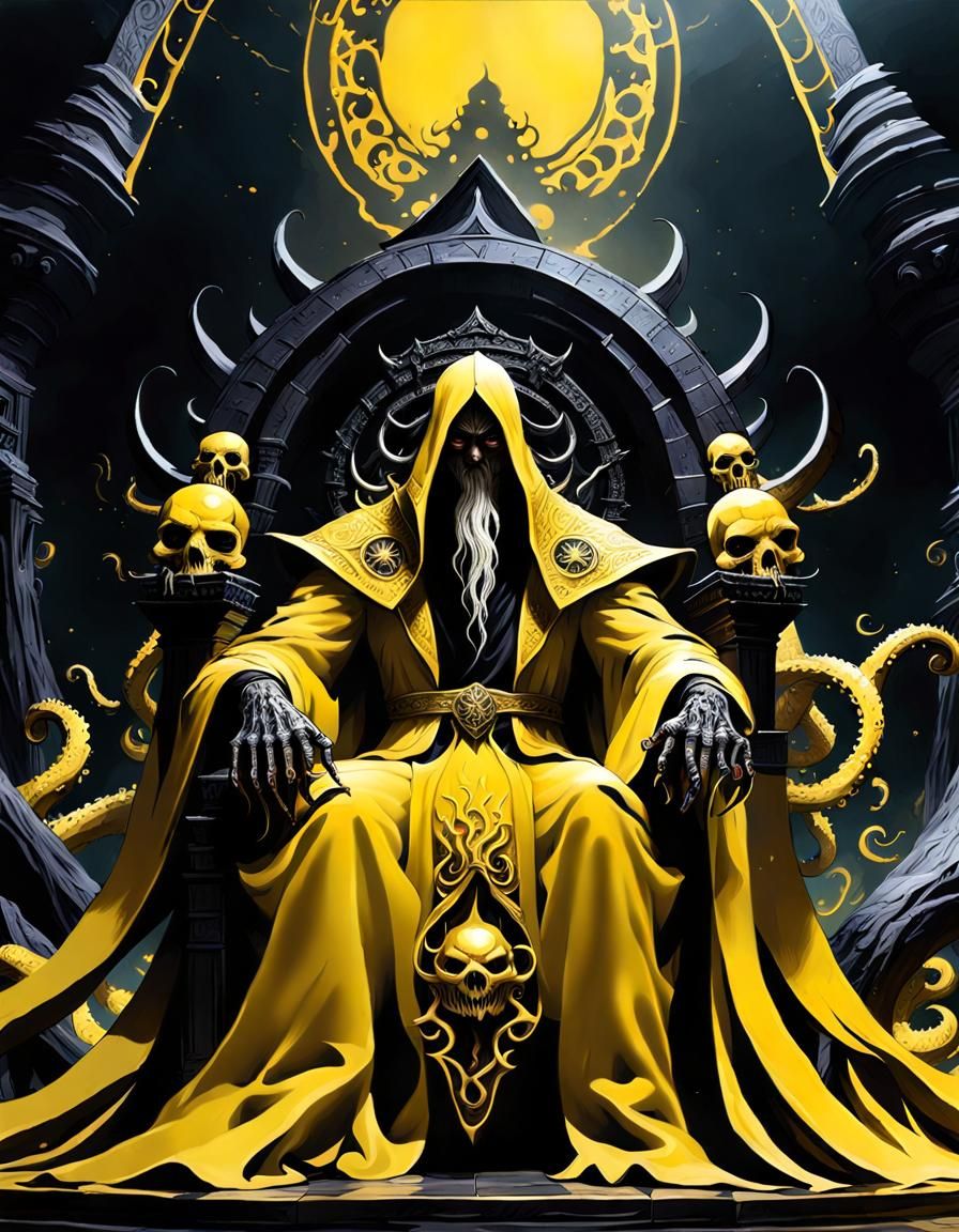 Hastur, Tentacled God, Rules Carcosa in Cosmic Horror