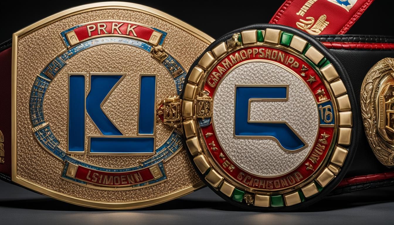 PRK Championship Belt: Professional Studio Portrait