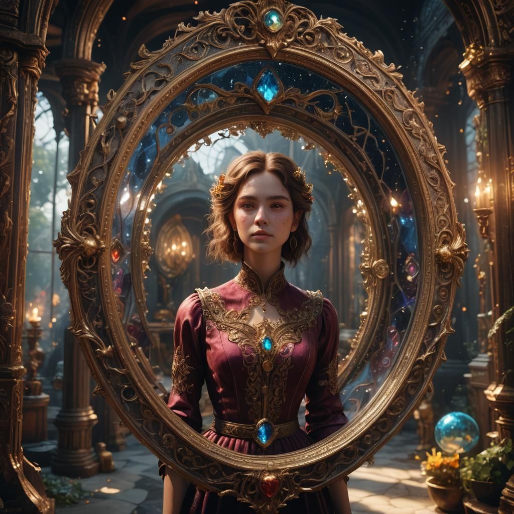 Magic Mirror Reflects Inner Beauty and Light