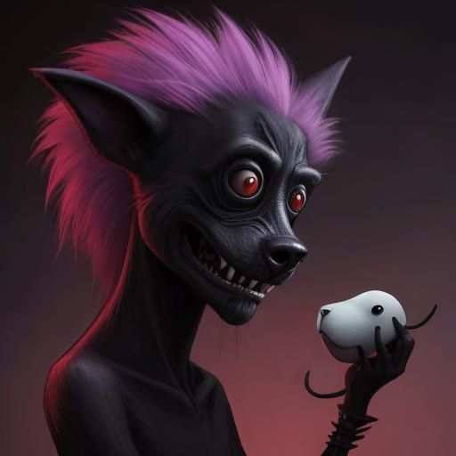 Courage the Cowardly Dog Dark Cartoon Masterpiece