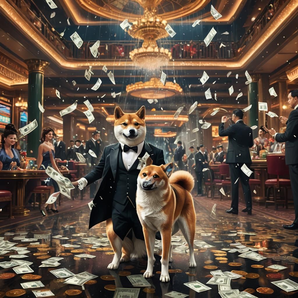 Shiba Inu Makes it Rain in Casino