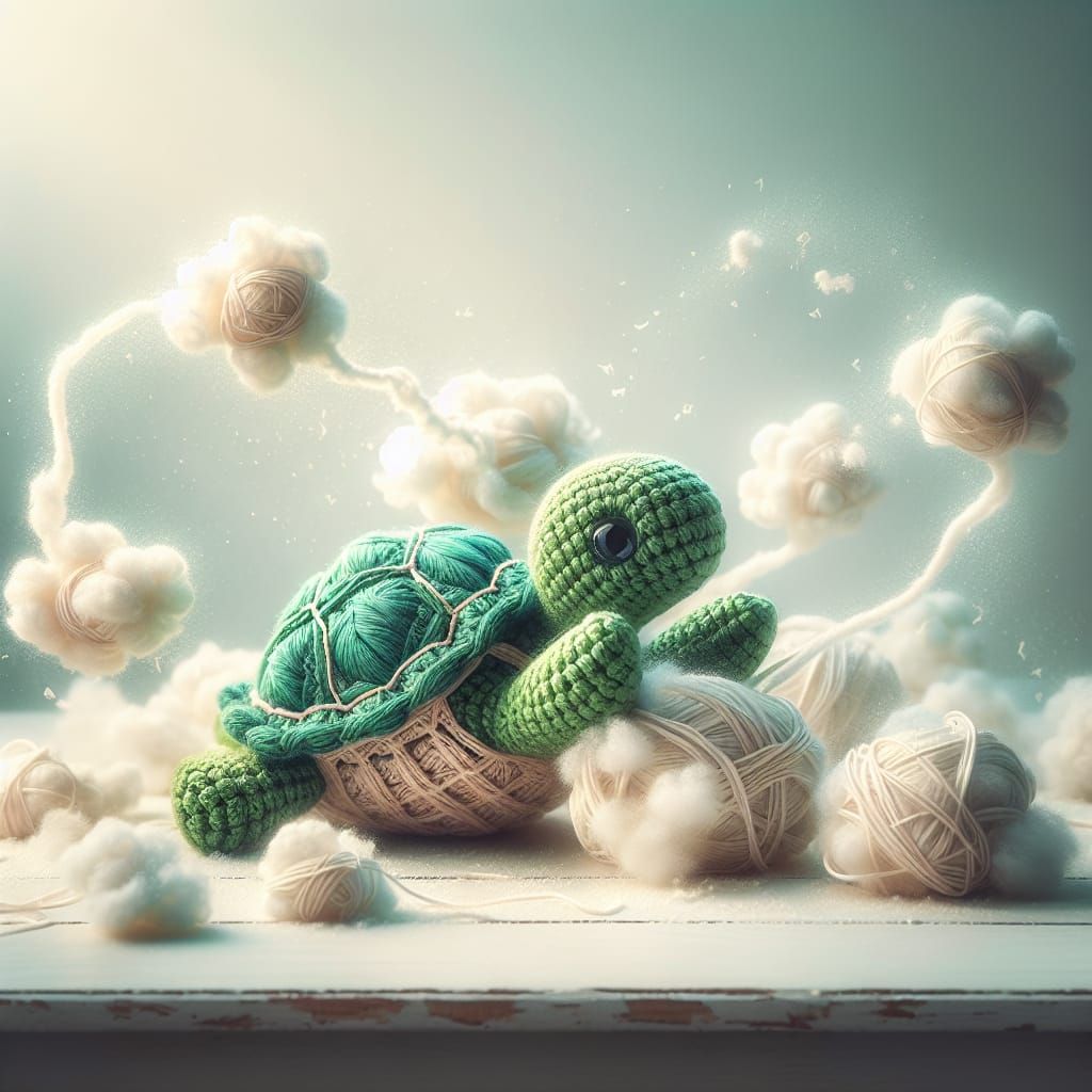 Crochet Turtle's Cloud Fantasy: 19th-Century Romantic Realis...