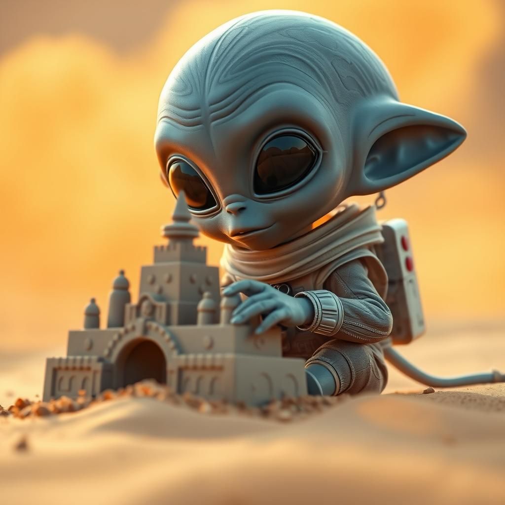 Alien Sandcastle