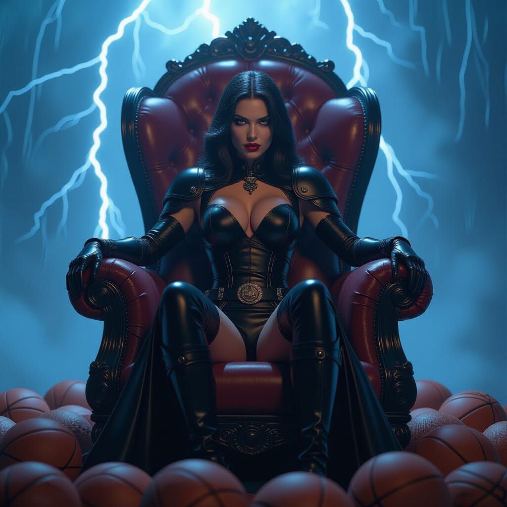 The Clutch: Hyperrealistic Supervillain in Digital Storm