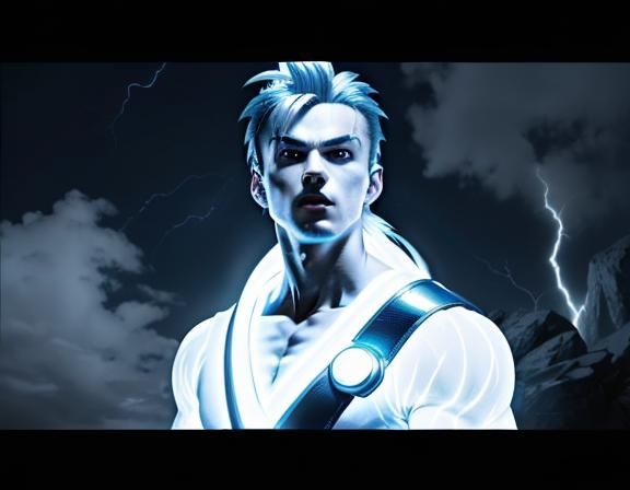 Luigi as Super Saiyan God in Ultra-Detailed 8K