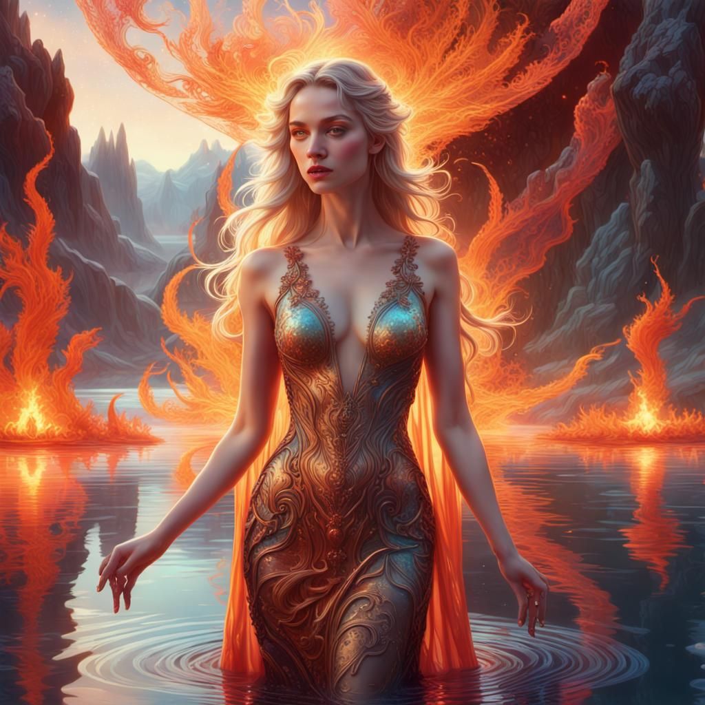 Greg Rutkowski-Inspired Fantasy Art: Majestic Beauty in Sere...