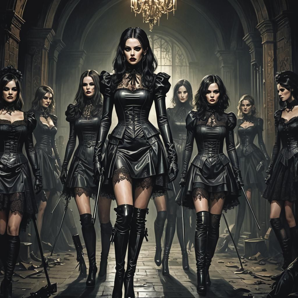 Sinister Step-Mothers in Dark Fantasy Concept Art