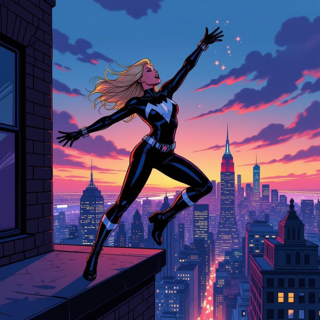 Gwen Stacy Transforms From Hero to Partygoer Comic Art