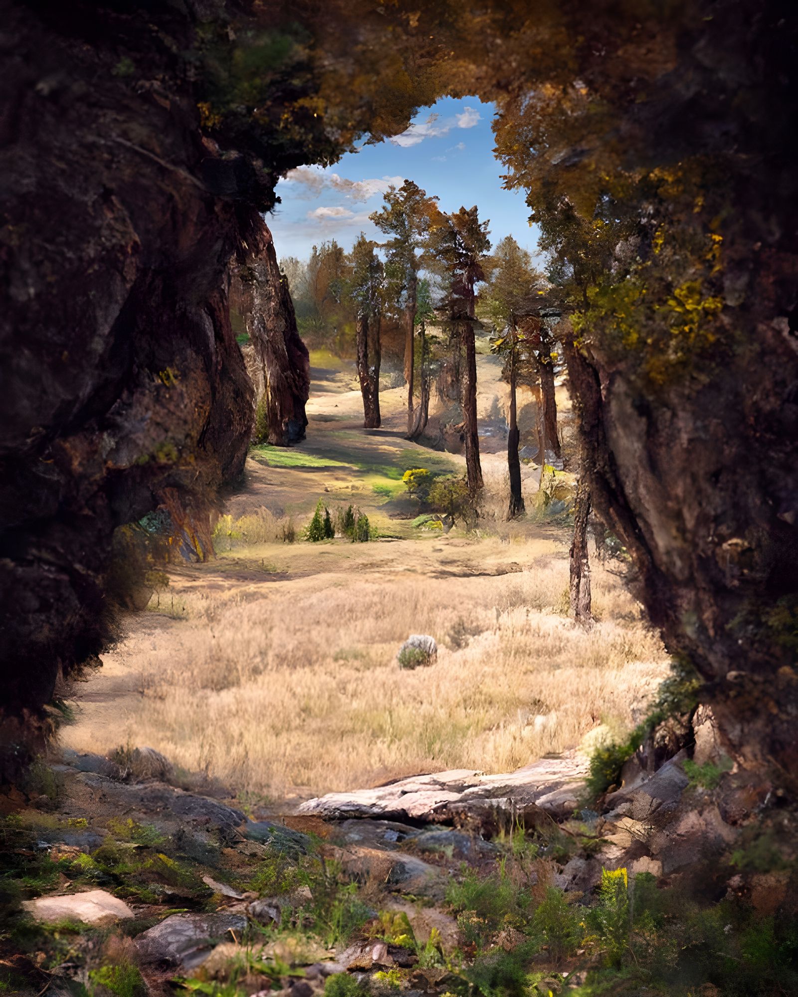 Majestic Landscape Vista in Photorealistic Style