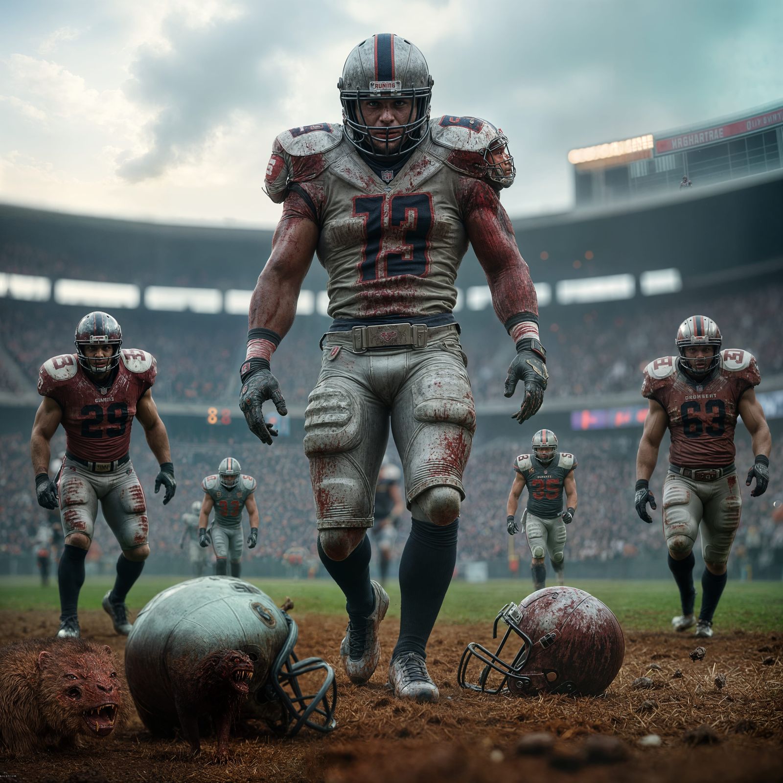 Giants Dominate Eagles: A Cinematic Football Battle