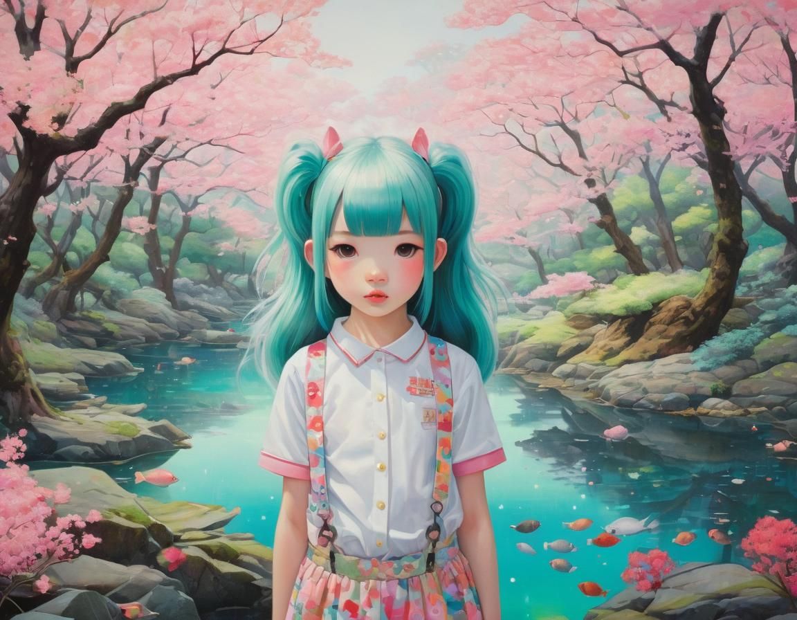 Surreal Landscape in Hikari Shimoda Style