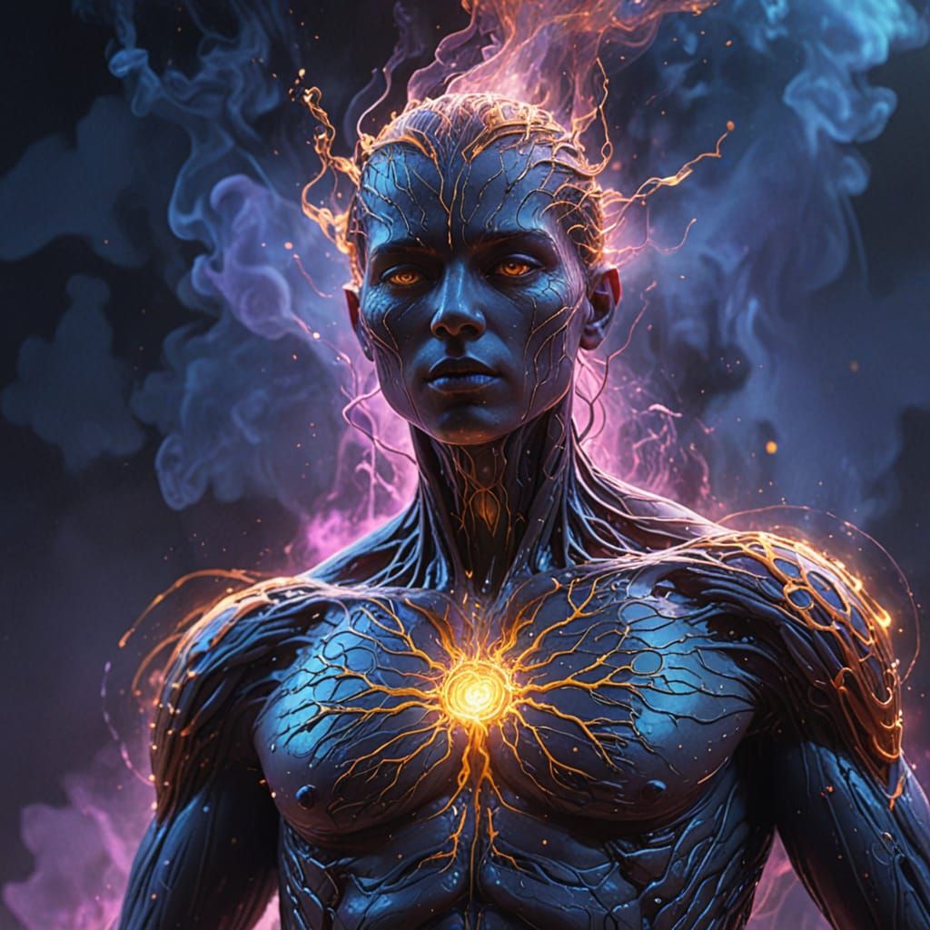 Figure with Four Intentions: Abstract Expressionism