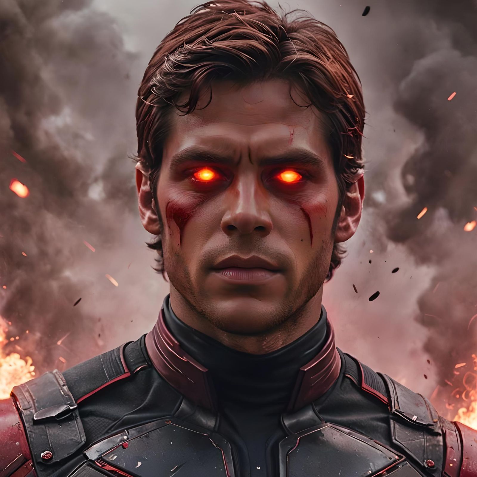 Cyclops Optic Blast Unleashed: Cinematic X-Men Portrait