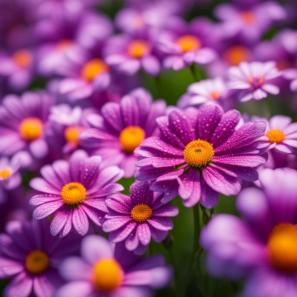 Diamond Flowers: Professional Photography with Bokeh