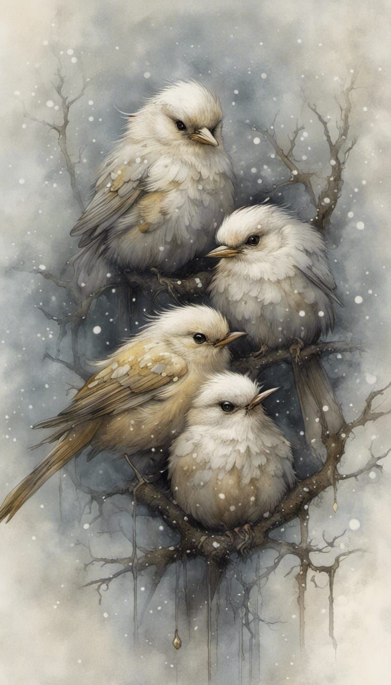 Sweet Snow Birds