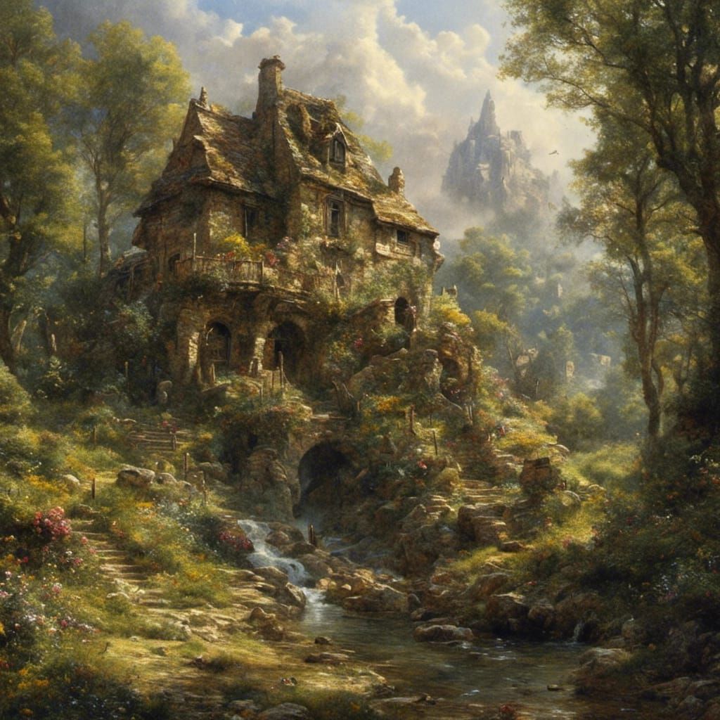 Fantasy Art Gallery in Light Fantasy Style