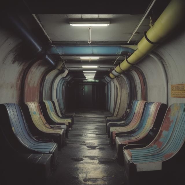 Liminal Underground Space on Colourful Slides