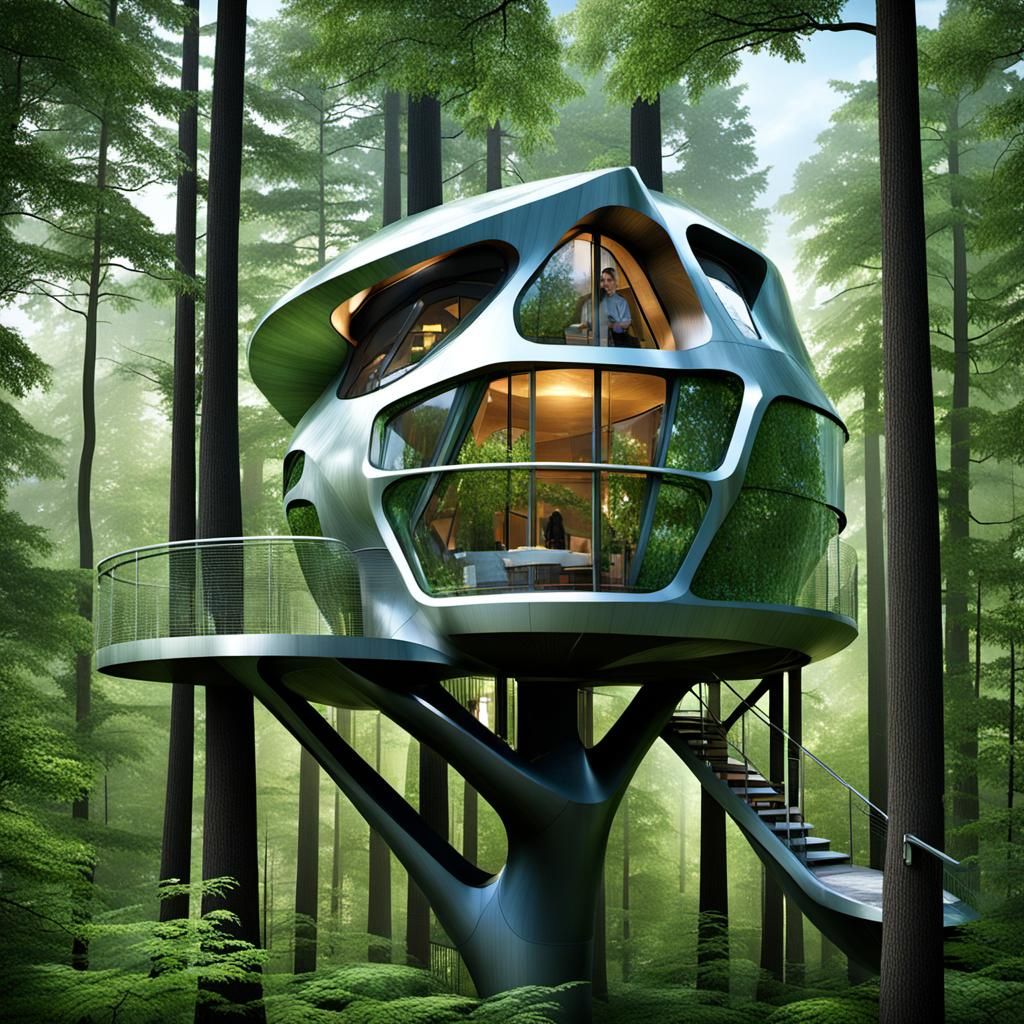 Futuristic Treehouse: A Hugo Award Winner