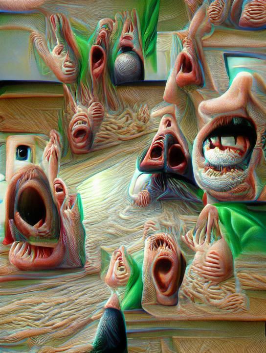 Horrified Onlookers Scream in Surreal 3D