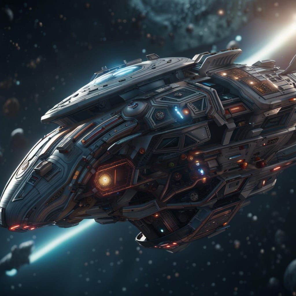 Dramatic Alien Spaceship Capture in Space