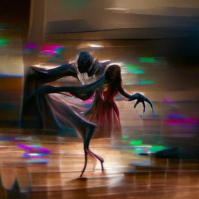 Sinister Dance in Dark Fantasy Style