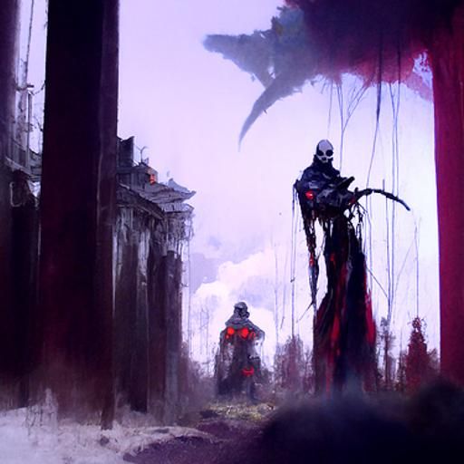 Sinister World Eater in Dark Fantasy Style