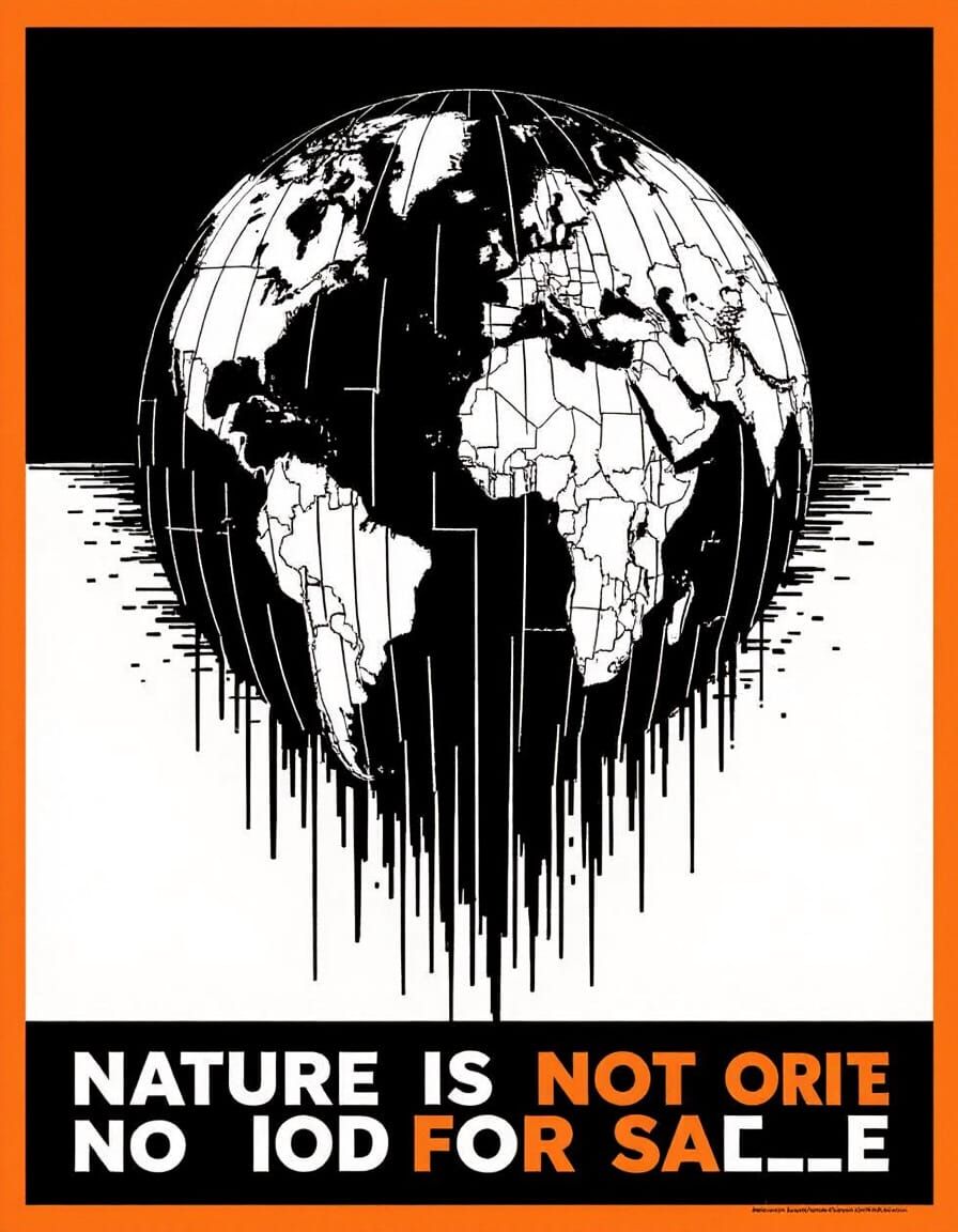 Earth as Barcode: Commercialization of Nature in Vector Art