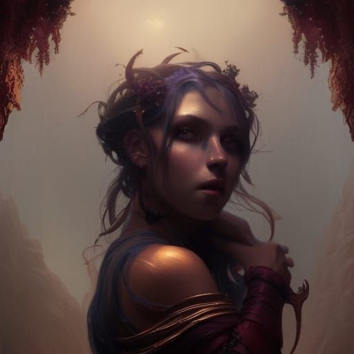 Gothic persephone misses her dark Lord of the underworld Hades& ethereal vibes& sad vibes