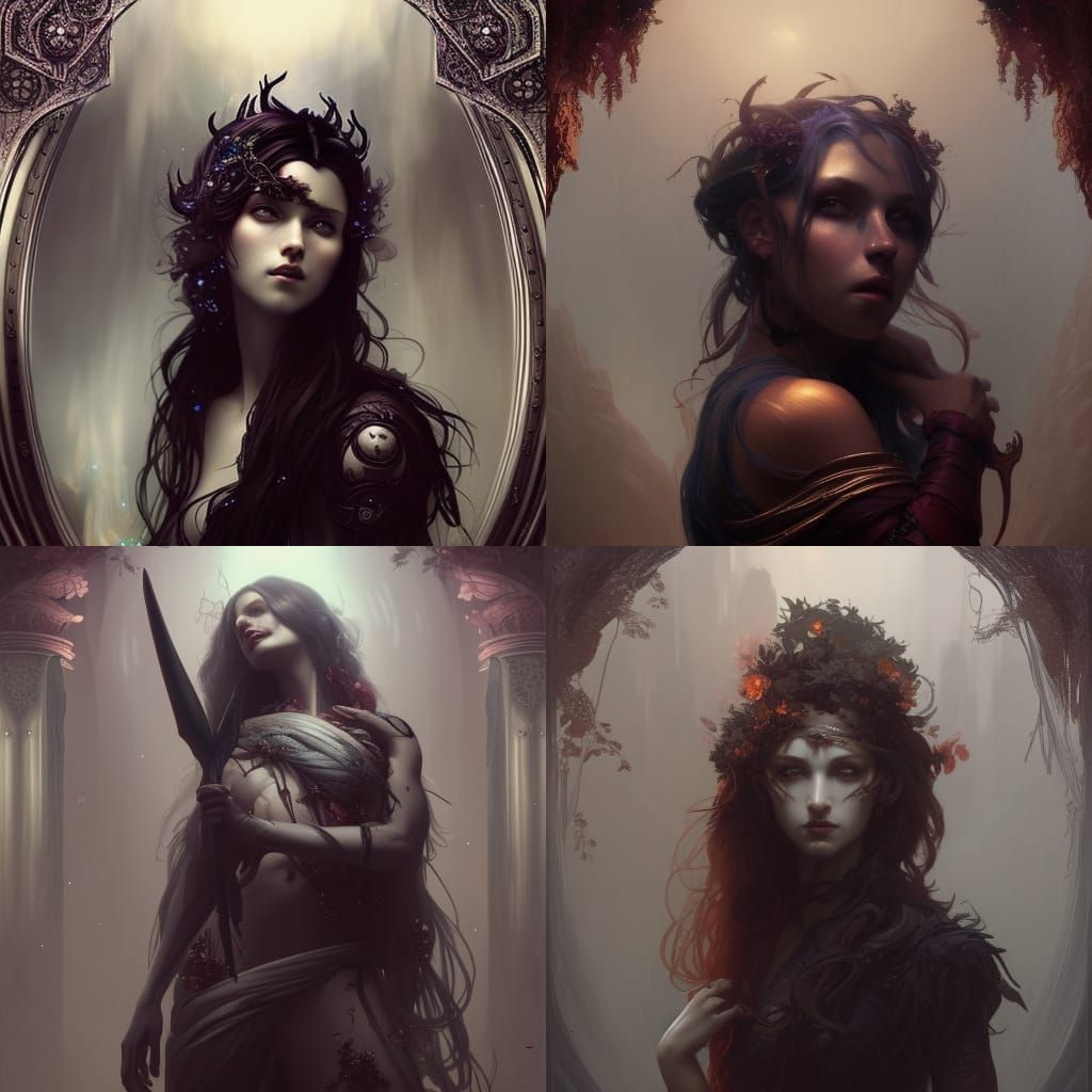 Gothic persephone misses her dark Lord of the underworld Hades& ethereal vibes& sad vibes