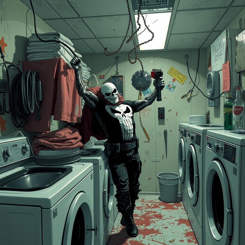 Punisher's Laundry Room Chaos