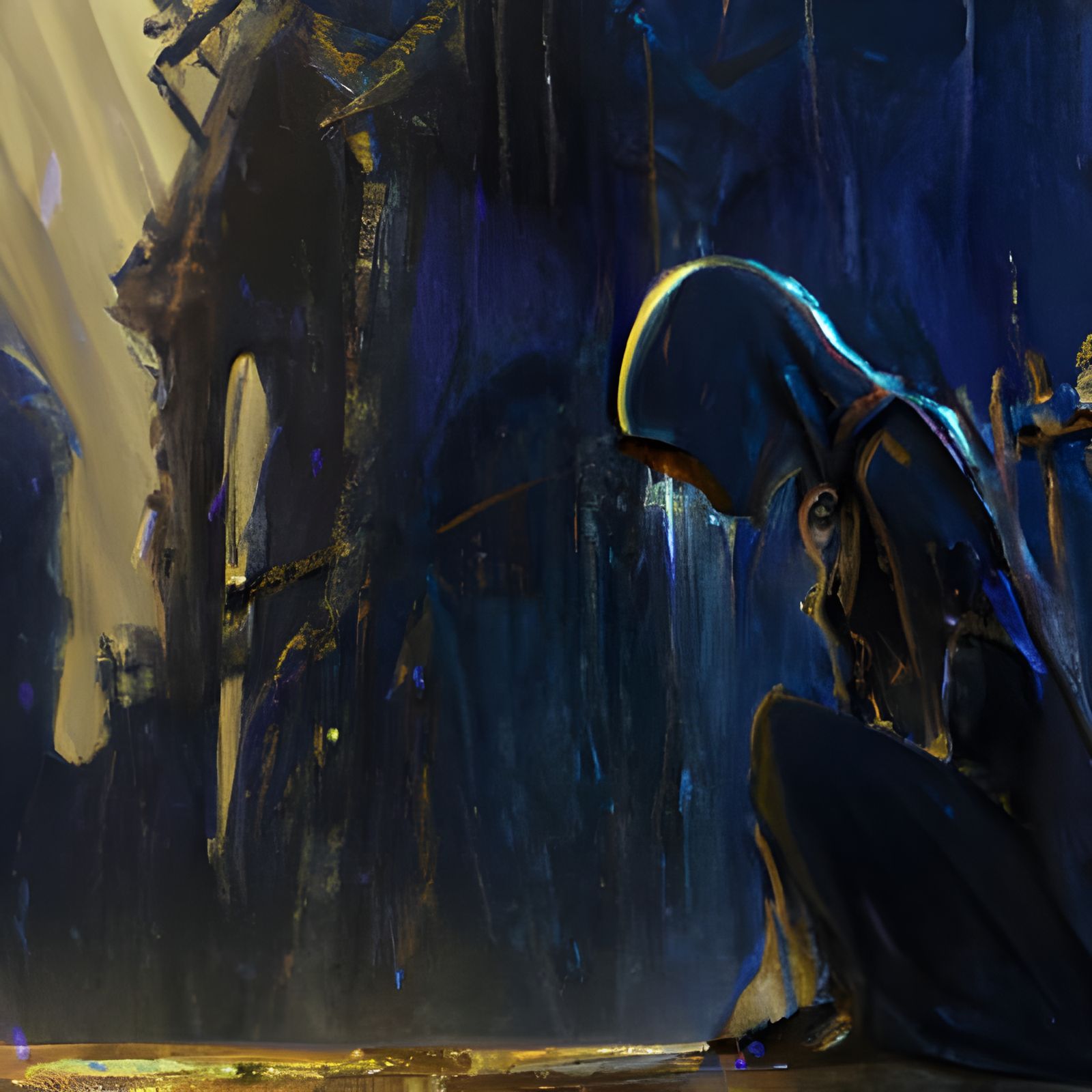 Dark Fantasy Depression Concept Art in 8K Resolution