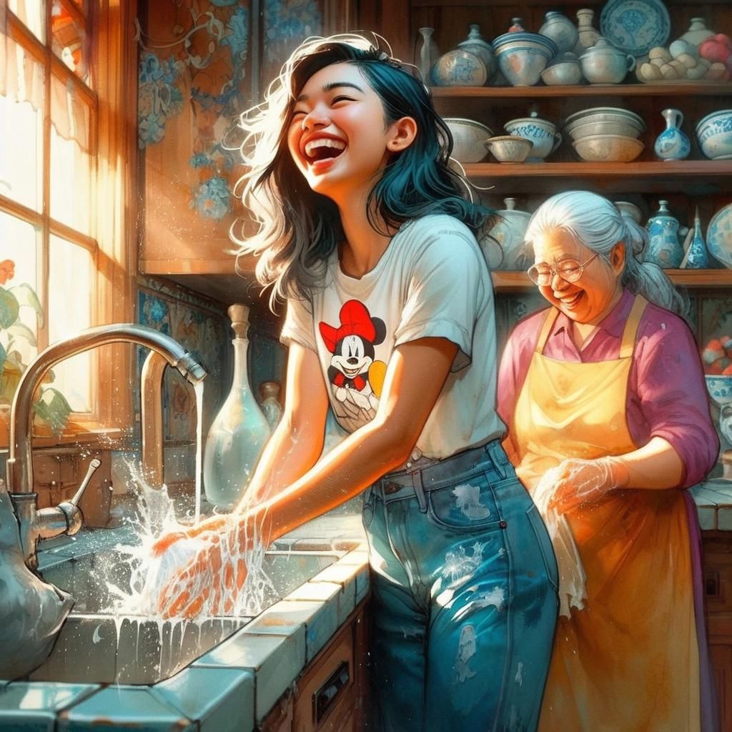 What Makes a Family? - Part 4 (Cleaning Up Together After Dinner)