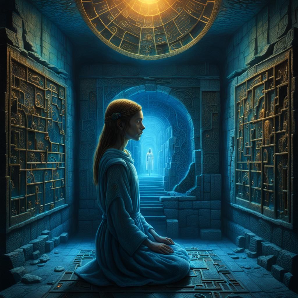 Mystical Cell Imprisonment: Fantasy Art in Unreal Engine