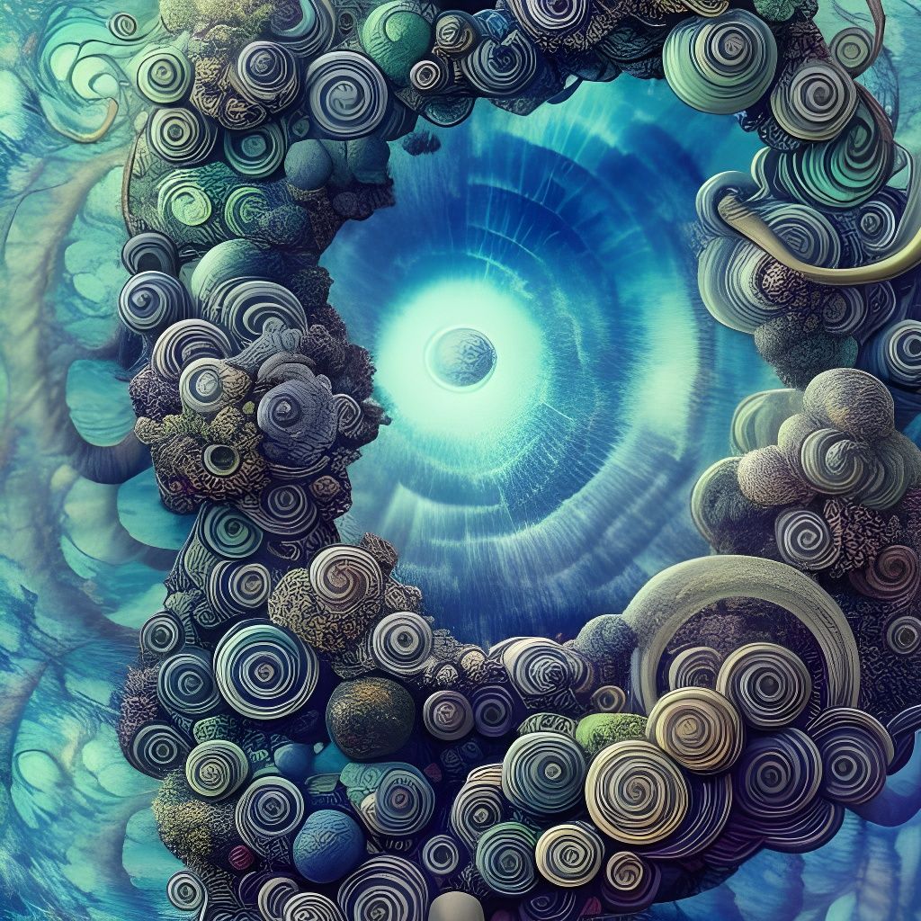 Ethereal Shattered Glass Planet in Fairy Garden