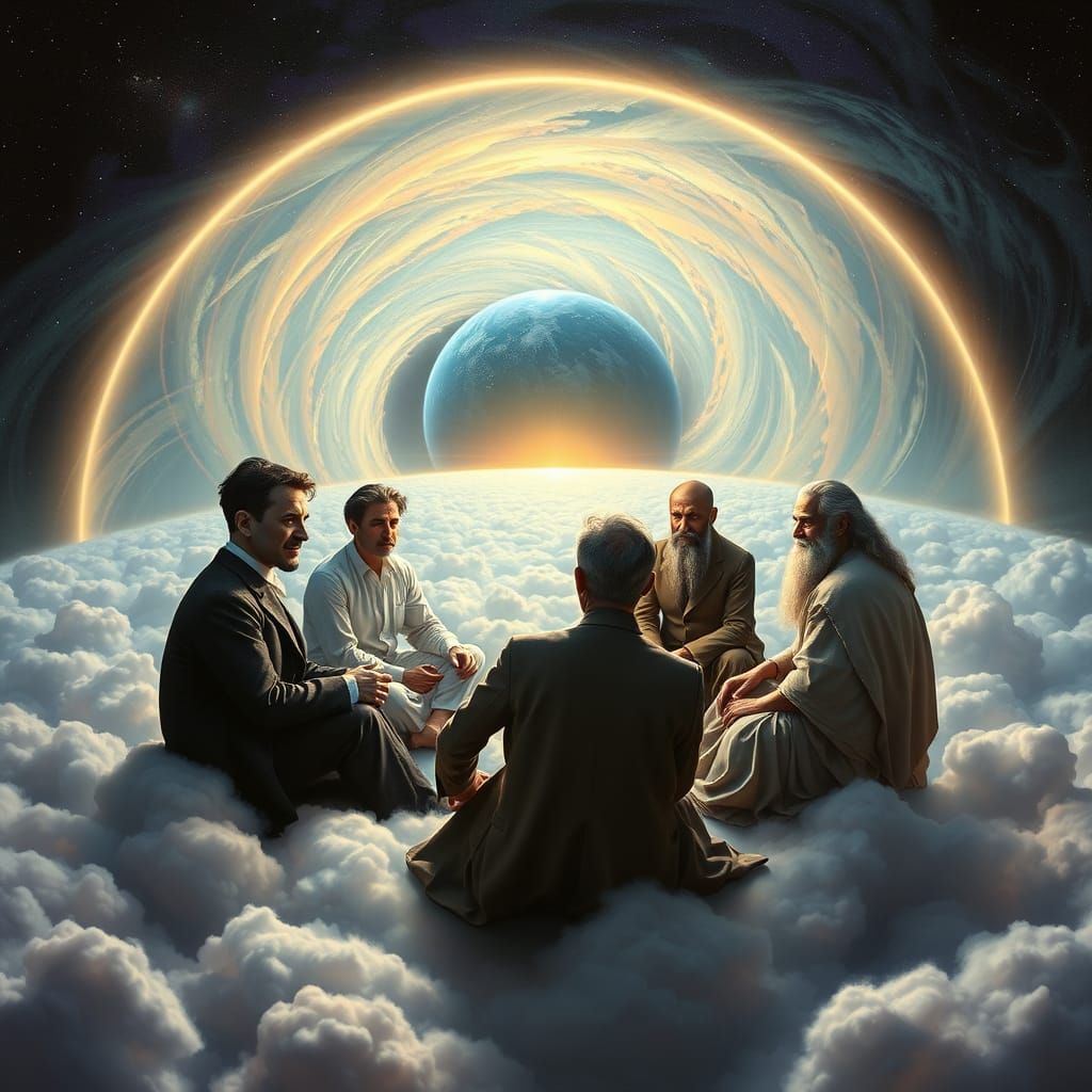 Visionary Sages Conjure Cosmic Insight on the Astral Plane